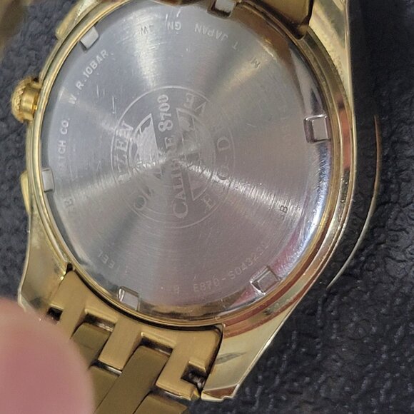 Citizen Eco Drive Mens Gold & Diamond BL8042-54E Perpetual Calendar - Picture 11 of 11